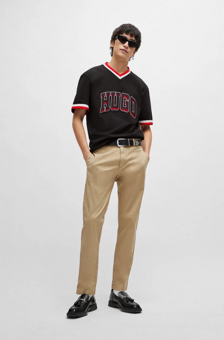 Hugo Παντελόνι Chinos in Stretch Cotton Gabardine φωτογραφία