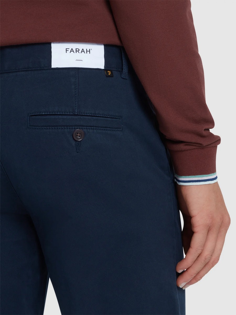 Farah Ανδρικό Chino Παντελόνι Elm Βαμβακερό Slim Fit φωτογραφία