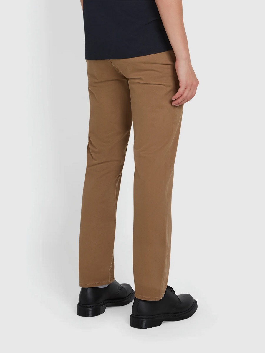 Farah Ανδρικό Chino Παντελόνι Elm Βαμβακερό Slim Fit φωτογραφία