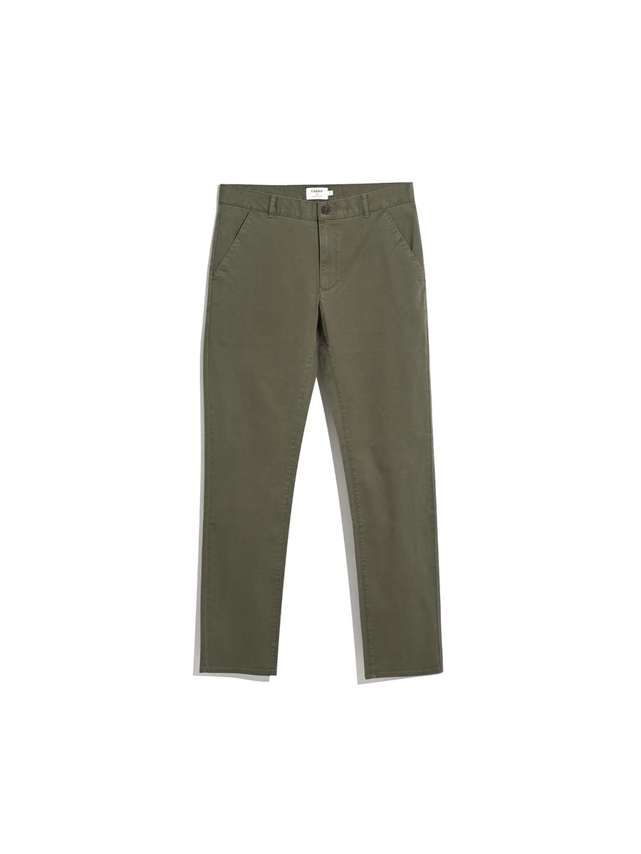 Farah Ανδρικό Chino Παντελόνι Elm Βαμβακερό Slim Fit φωτογραφία