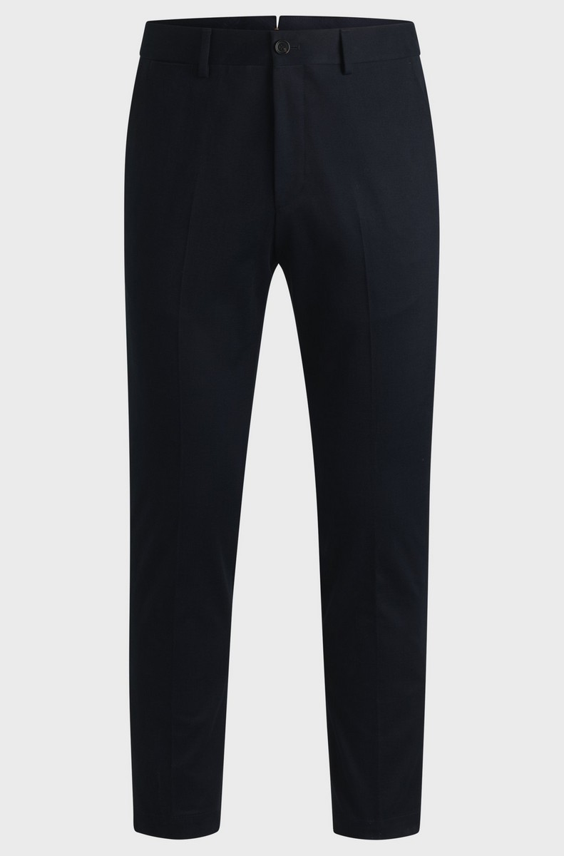 Boss Ανδρικό Παντελόνι Slim Fit Από Βαμβάκι Και Κασμίρι φωτογραφία