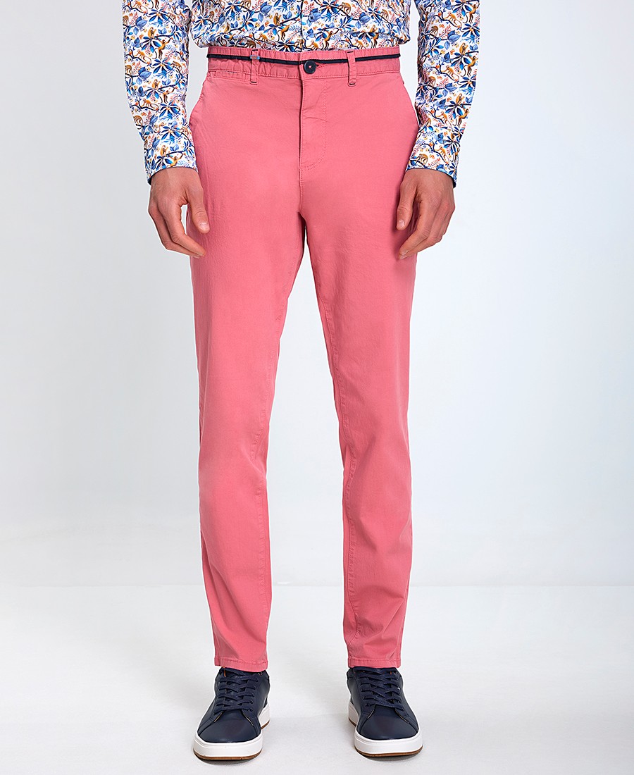 A Fish named Fred Ανδρικό Βαμβακερό Παντελόνι Chino Garment Dye Slim Fit