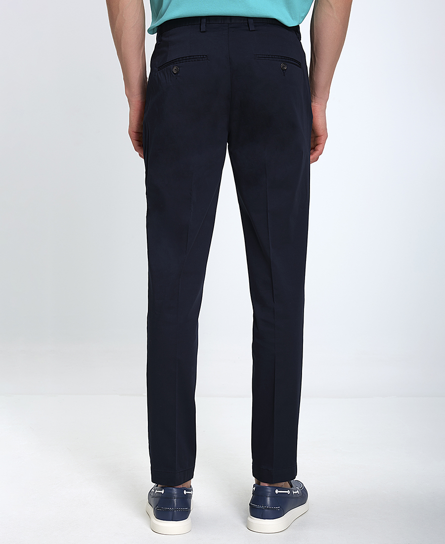 Markup Ανδρικό Παντελόνι Slim Fit Βαμβακερό Με Ελαστίνη Μπλε φωτογραφία