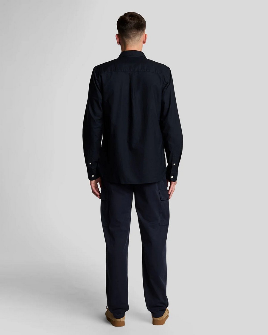 Lyle & Scott Ανδρικό Παντελόνι Cargo Regular Fit Βαμβακερό Με Πλαϊνές Τσέπες Και Κεντημένο Λογότυπο φωτογραφία