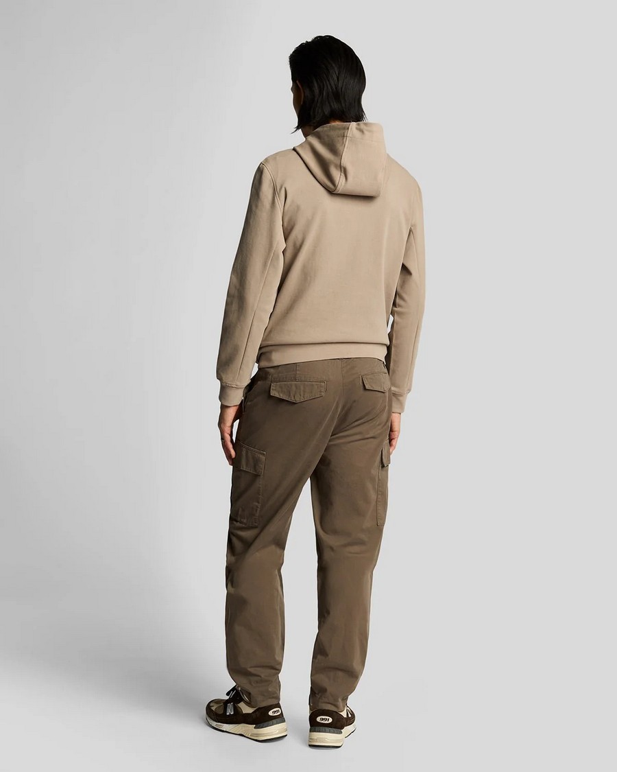 Lyle & Scott Ανδρικό Παντελόνι Cargo Regular Fit Βαμβακερό Με Πλαϊνές Τσέπες Και Κεντημένο Λογότυπο φωτογραφία