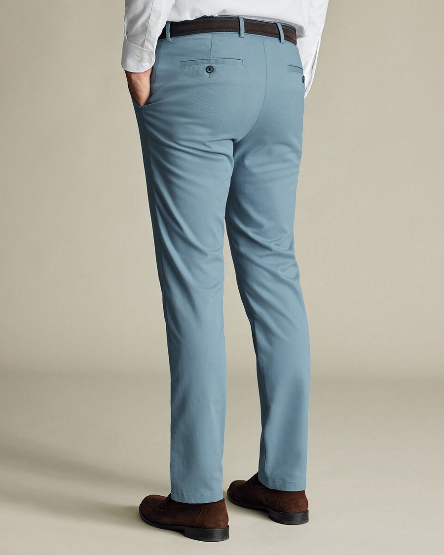 Charles Tyrwhitt Ανδρικό Παντελόνι Chinos Βαμβακερό με Stretch Non-Iron Modern Fit φωτογραφία