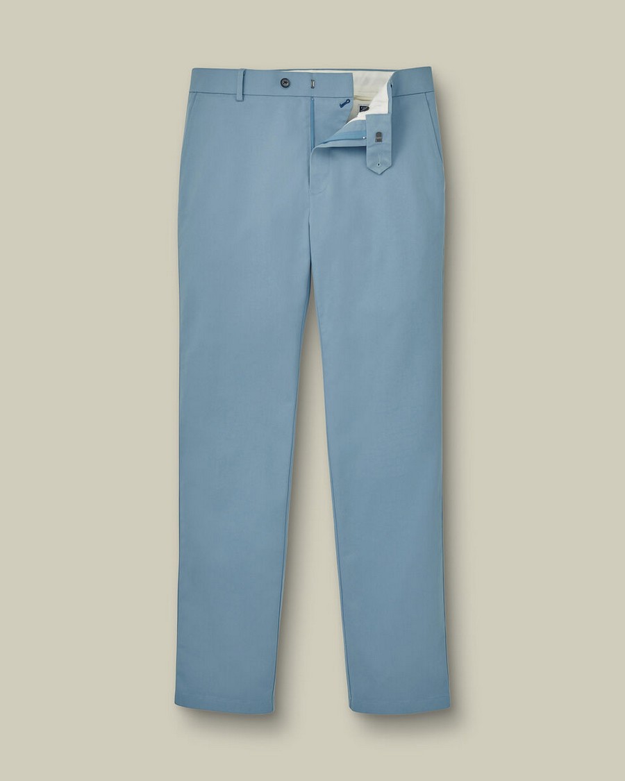 Charles Tyrwhitt Ανδρικό Παντελόνι Chinos Βαμβακερό με Stretch Non-Iron Modern Fit φωτογραφία