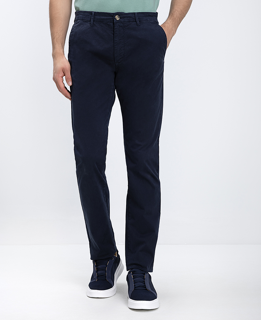Ανδρικό Παντελόνι Βαμβακερό Modern Fit φωτογραφία