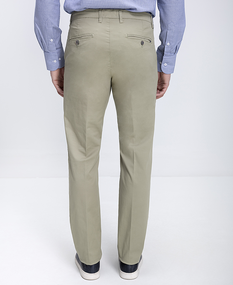 Ανδρικό Παντελόνι Regular Fit Με Ελαστική Βαμβακερή Υφή φωτογραφία