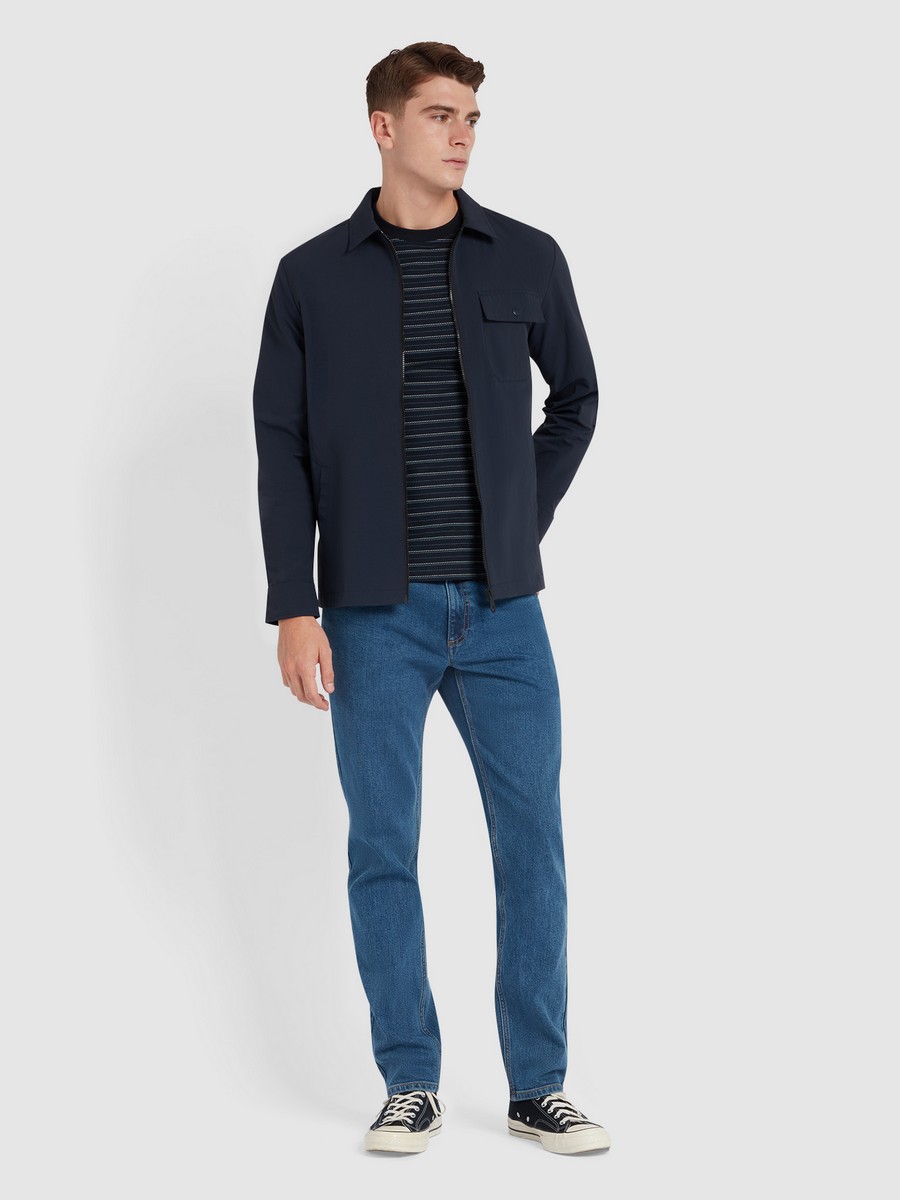 Farah Ανδρικό Τζιν Παντελόνι Slim Fit από Denim φωτογραφία