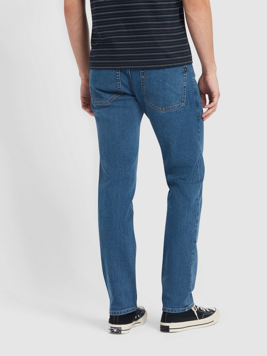Farah Ανδρικό Τζιν Παντελόνι Slim Fit από Denim φωτογραφία