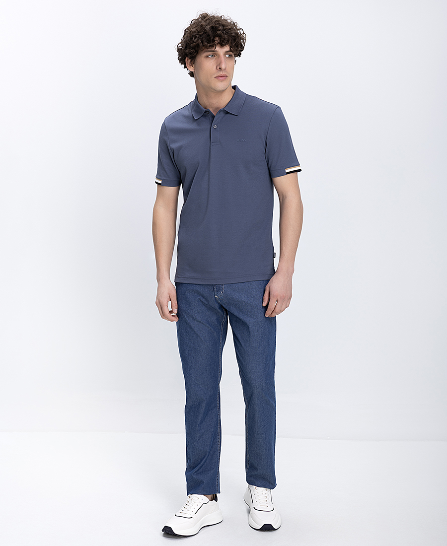 Kaiserhof Ανδρικό Παντελόνι Jean Με Minimal Denim Σχεδίαση Straight Fit
