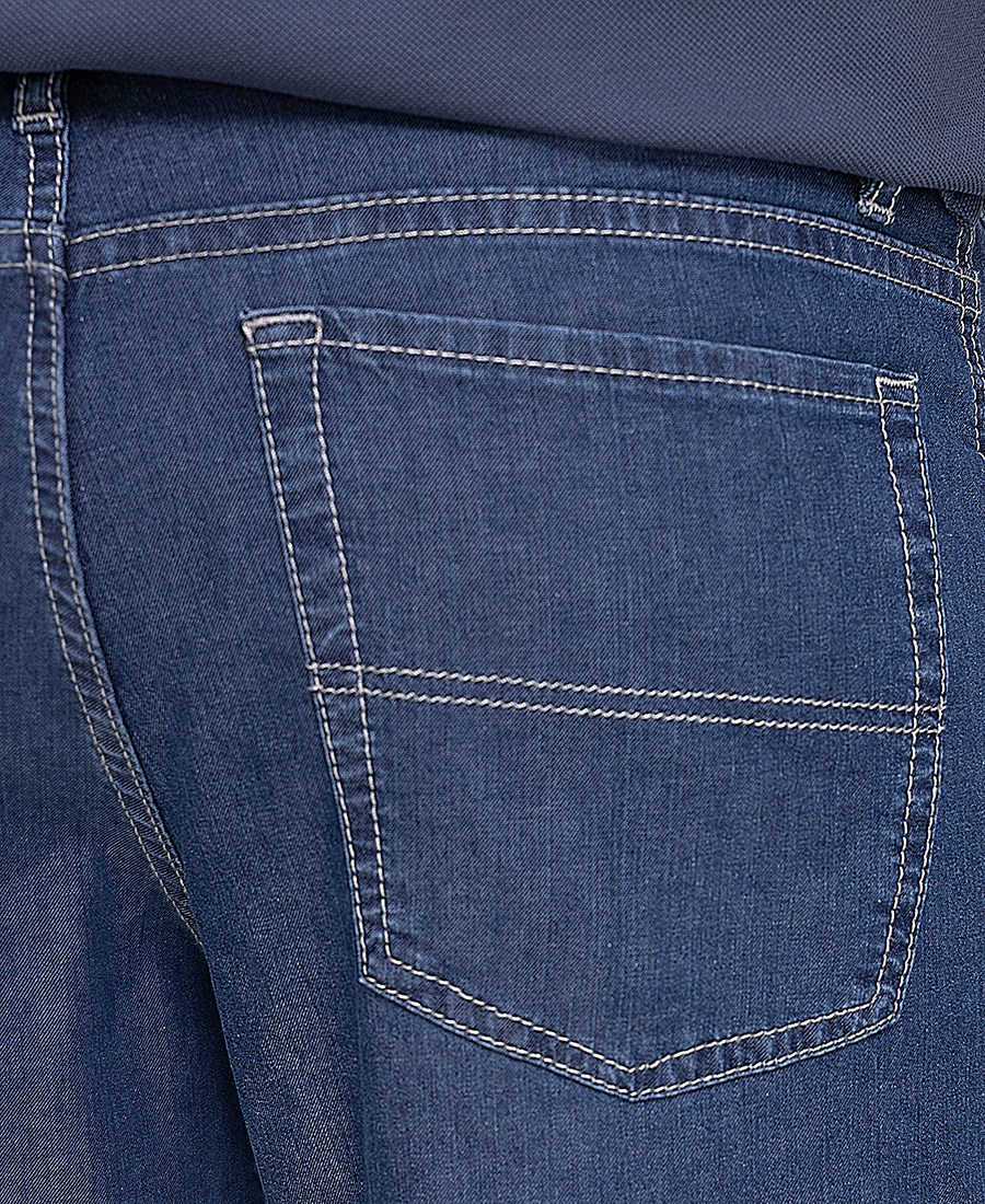 Kaiserhof Ανδρικό Παντελόνι Jean Με Minimal Denim Σχεδίαση Straight Fit φωτογραφία