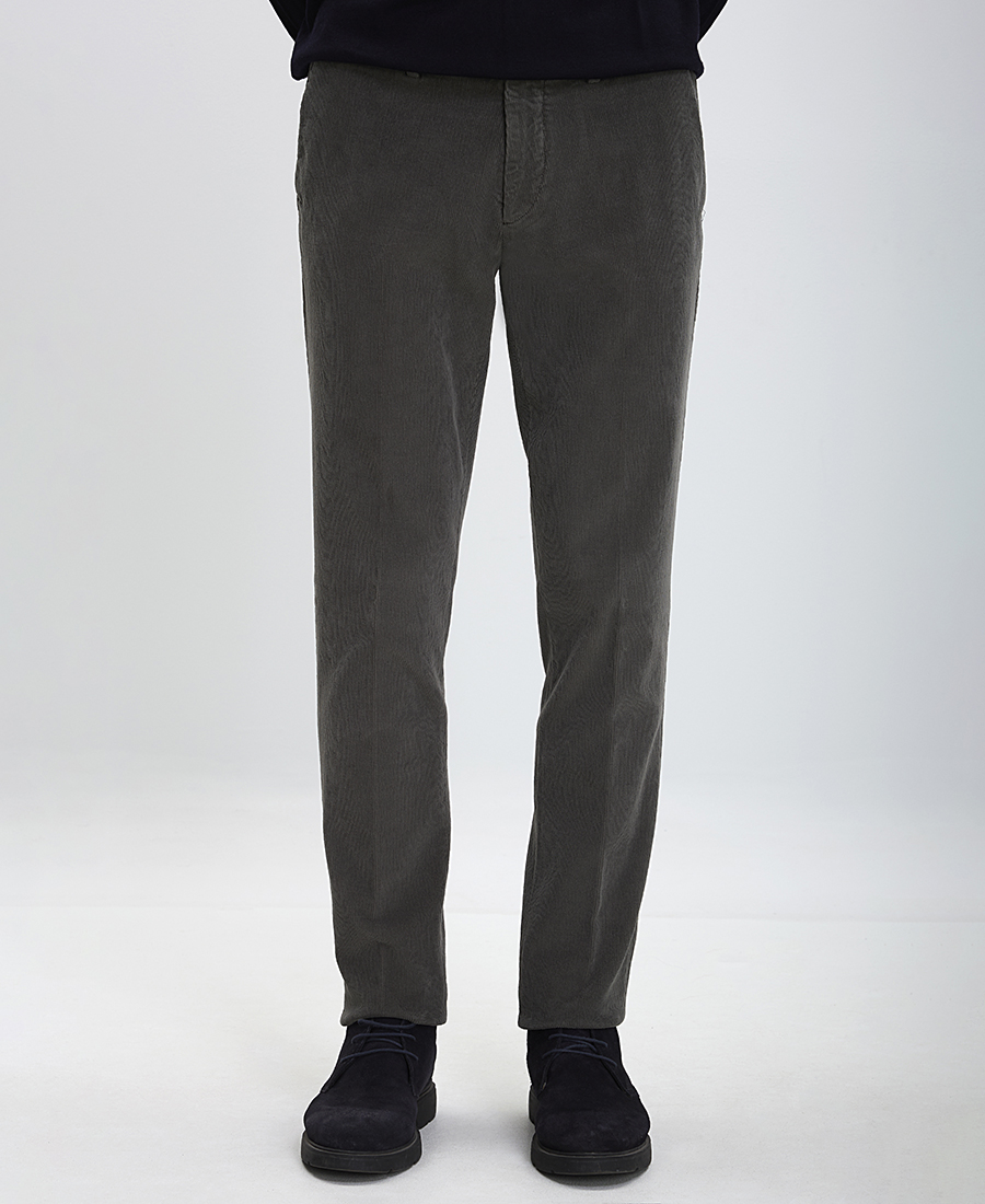 CC Collection Corneliani Ανδρικό Κοτλέ Παντελόνι Chinos Modern Fit