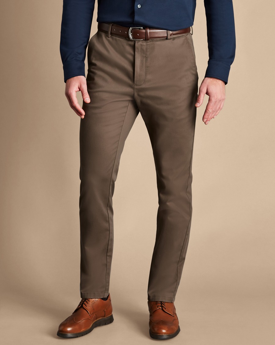 Charles Tyrwhitt Charles Tyrwhitt Ανδρικό Παντελόνι Chinos Non Iron Slim Fit