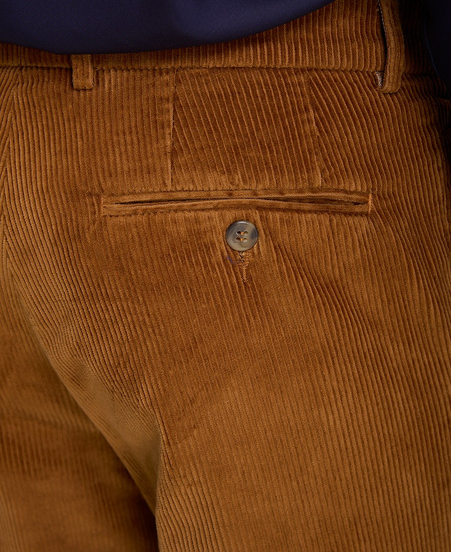 Kaiserhoff Ανδρικό Κοτλέ Παντελόνι Modern Fit σε Καμηλό φωτογραφία