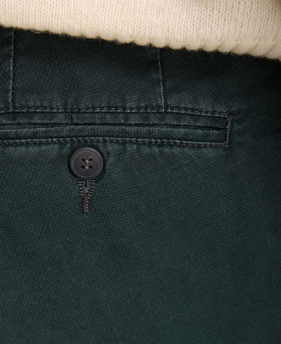 HD x Vardas Ανδρικό Παντελόνι Chinos Βαμβακερό Slim Fit σε Πράσινο φωτογραφία