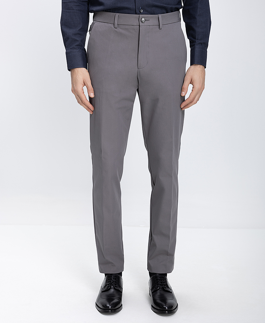 Boss Ανδρικό Παντελόνι Slim Fit Από Βαμβακερό Μείγμα Με Ελαστικότητα