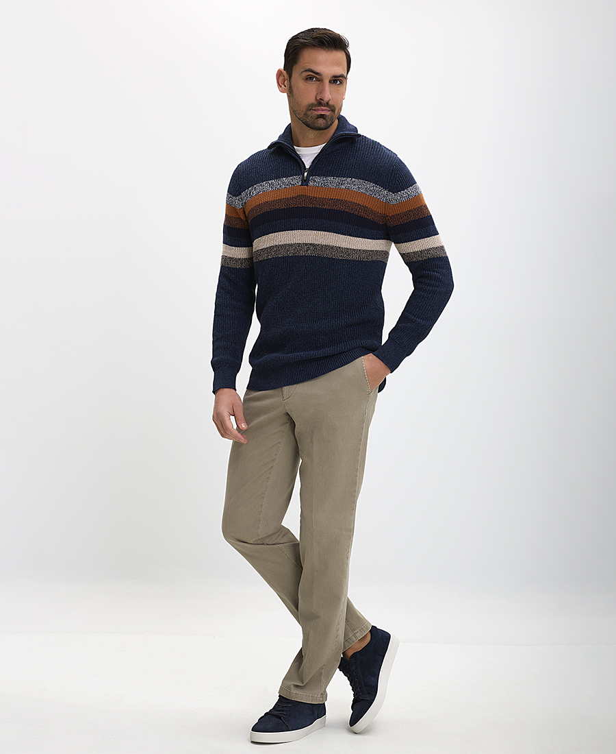 Kaiser Hoff Ανδρικό Παντελόνι Chinos Regular Fit σε 4 χρώματα φωτογραφία