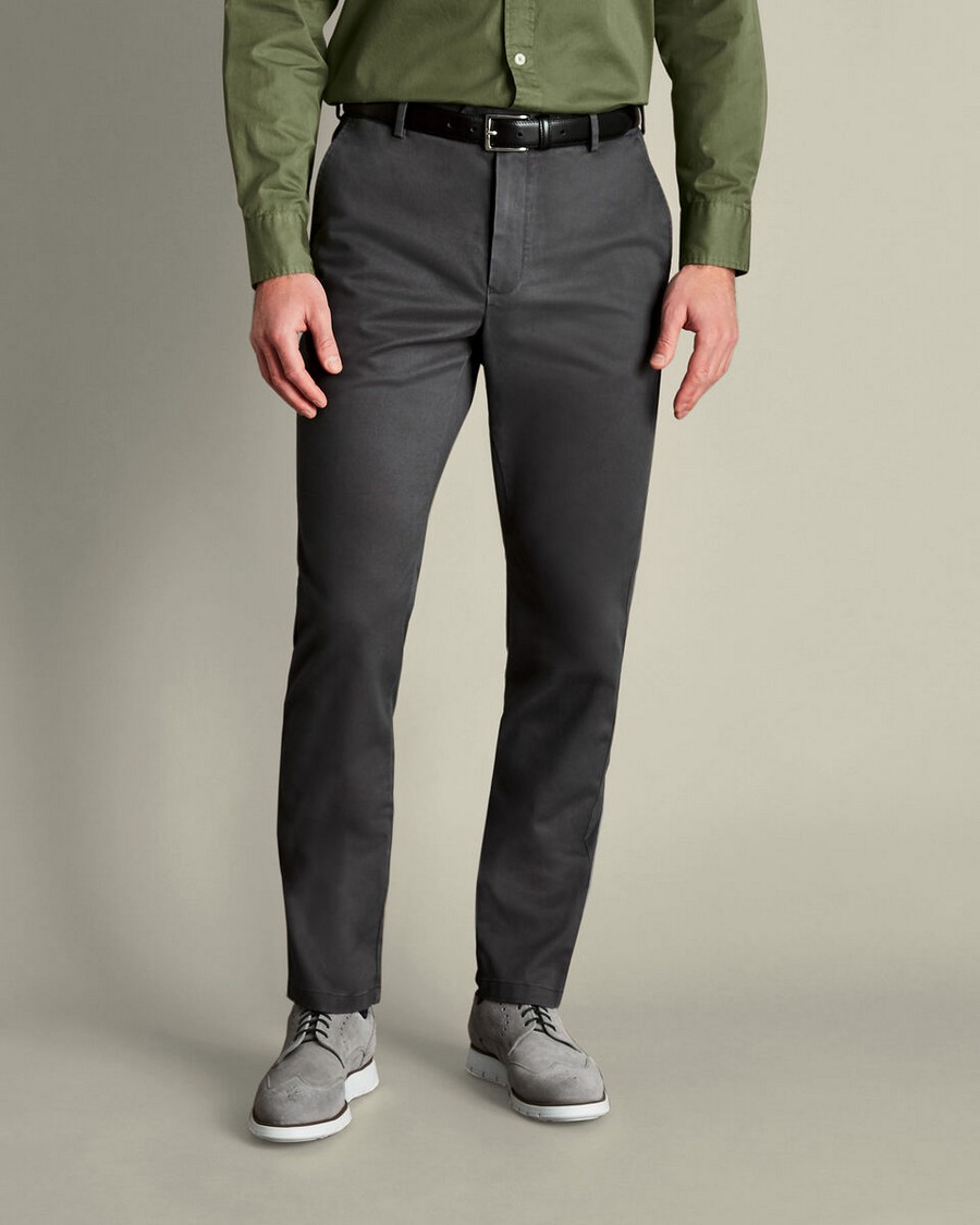 Charles Tyrwhitt Ανδρικό Παντελόνι Chinos Ultimate Non Iron Slim Fit
