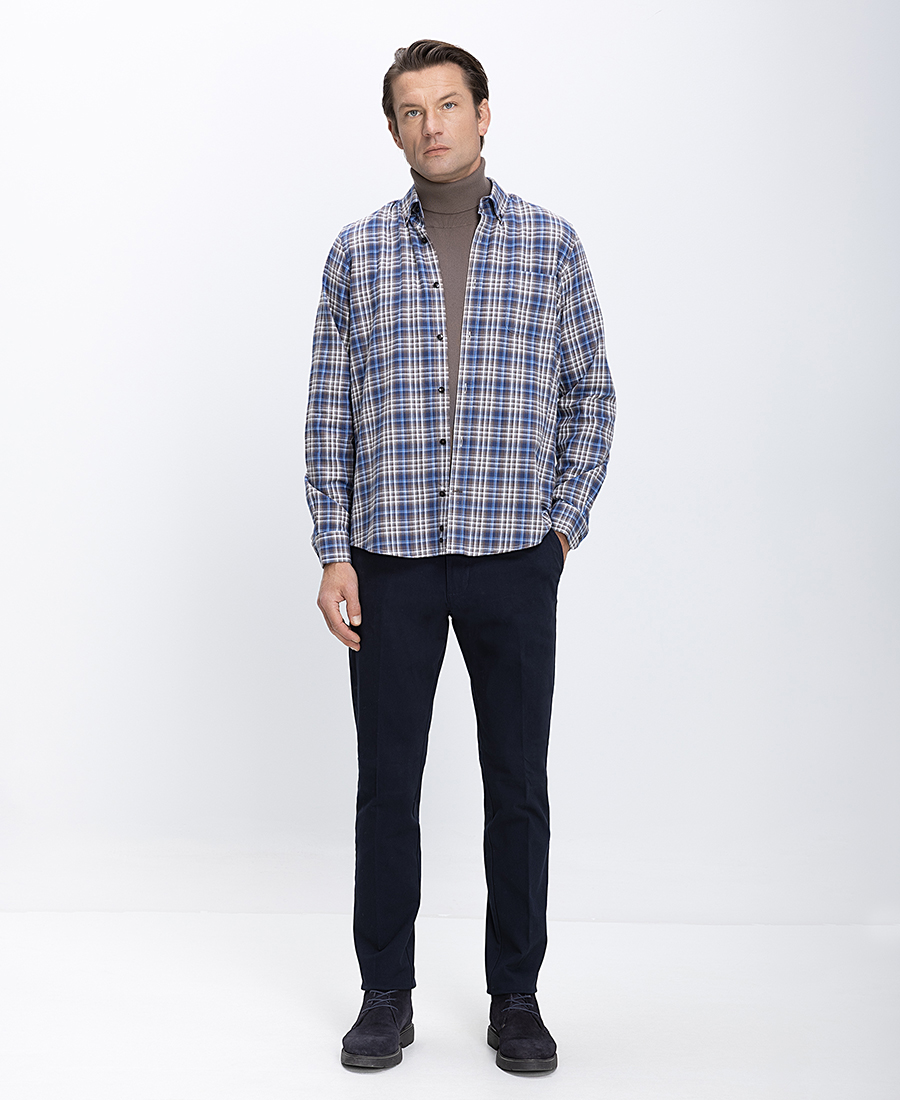 Ανδρικό Παντελόνι Chino Βαμβακερό Με Ελαστικότητα Regular Fit φωτογραφία