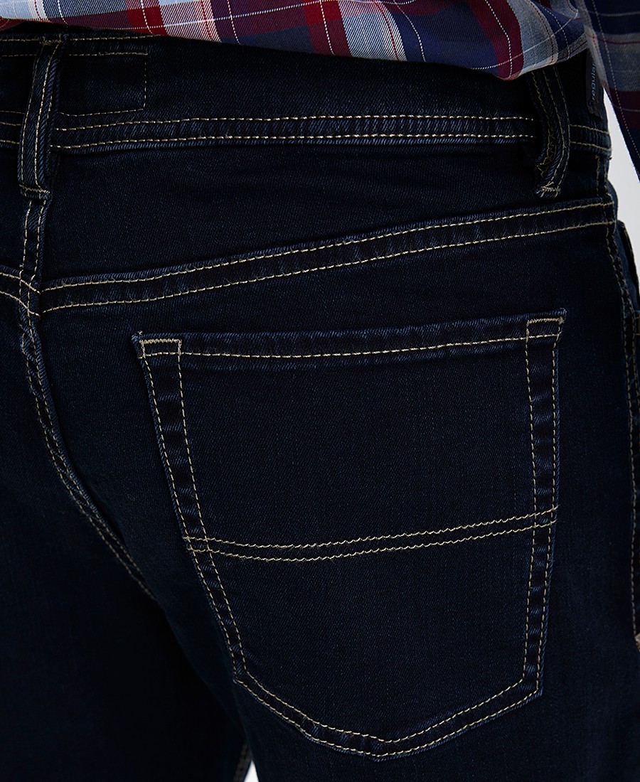 Kaiser Hoff Ανδρικό Τζιν Παντελόνι Regular Fit Σκούρο Μπλε φωτογραφία