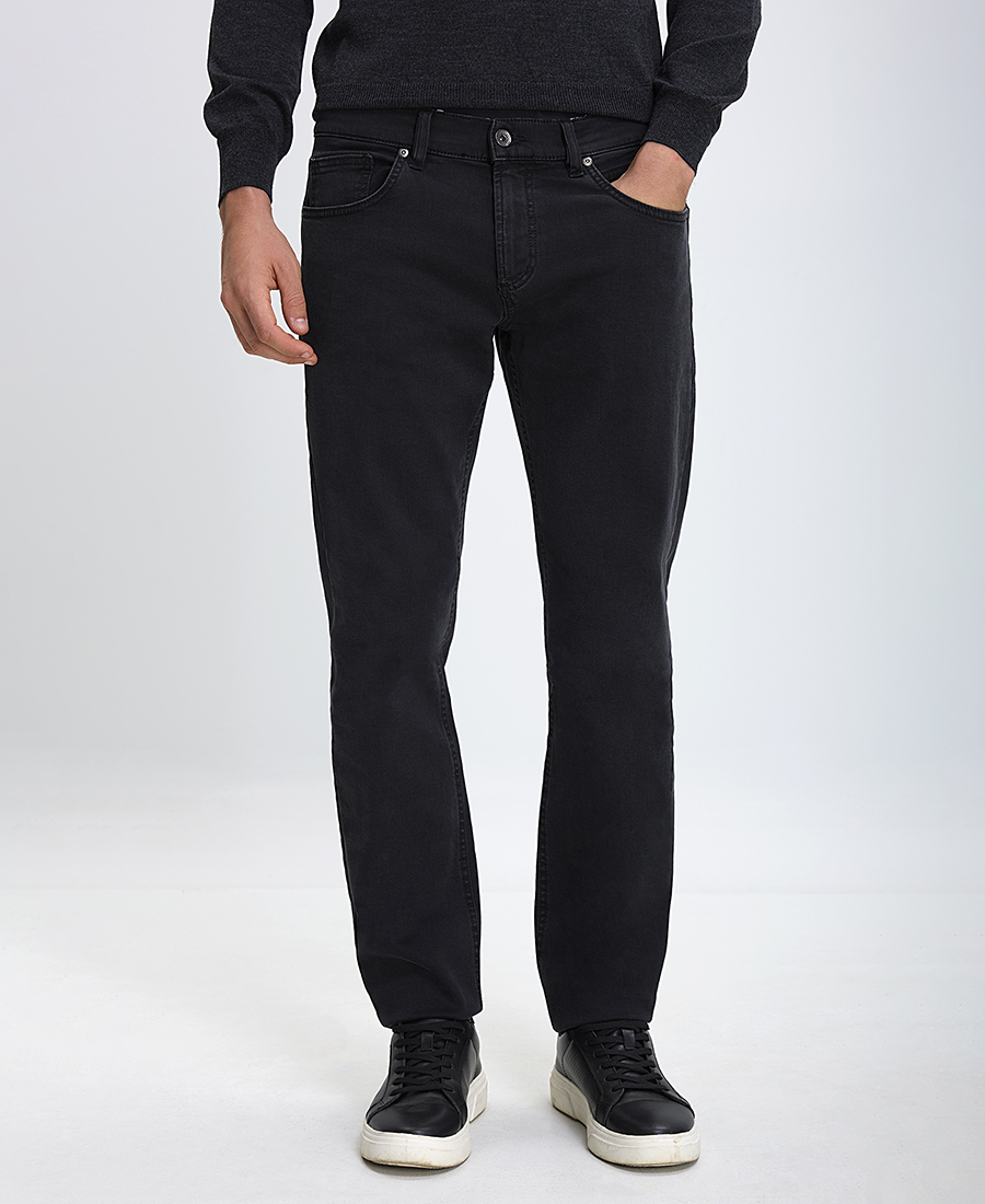 Vardas Vardas Ανδρικό Παντελόνι Τζιν Slim Fit σε Μαύρο