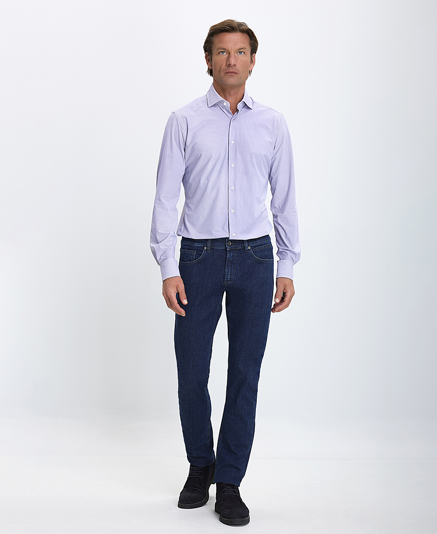 Vardas Ανδρικό Τζιν Παντελόνι Slim Fit σε Μπλε φωτογραφία