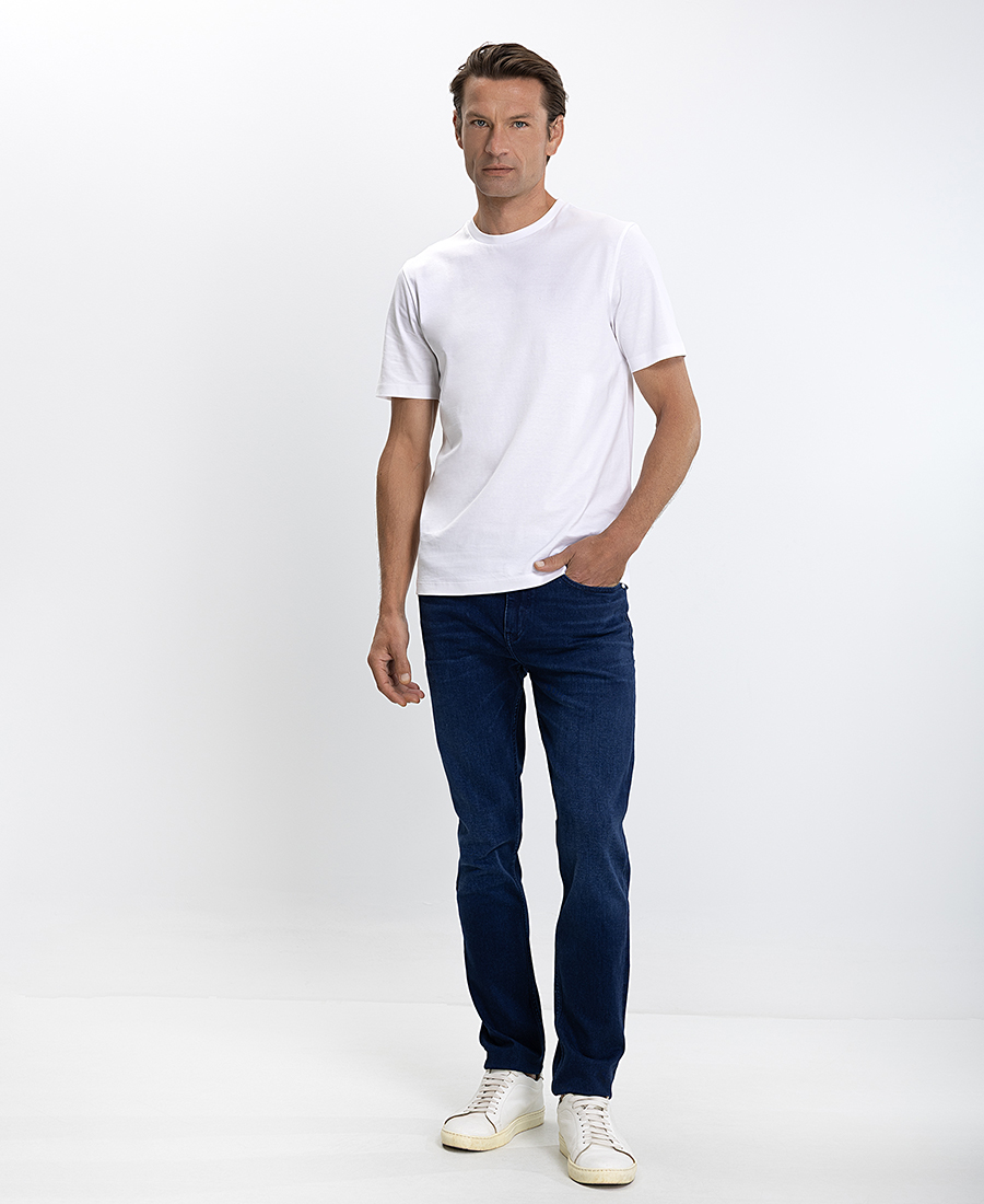 Boss Ανδρικό Τζιν Straight Fit Από Βαμβάκι Με Ελαστικότητα φωτογραφία