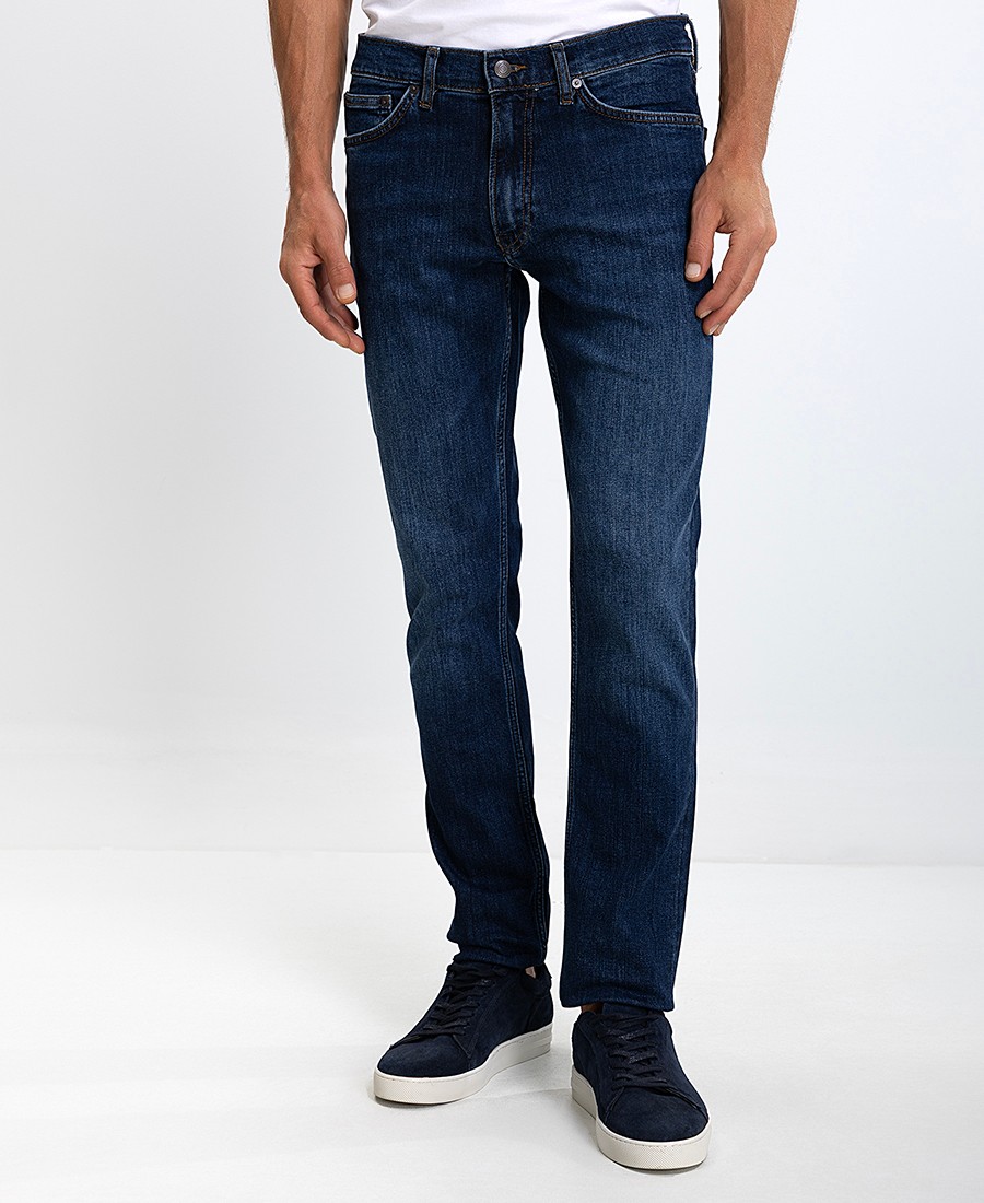 Gant Ανδρικό Jean Παντελόνι Slim Fit Μπλε