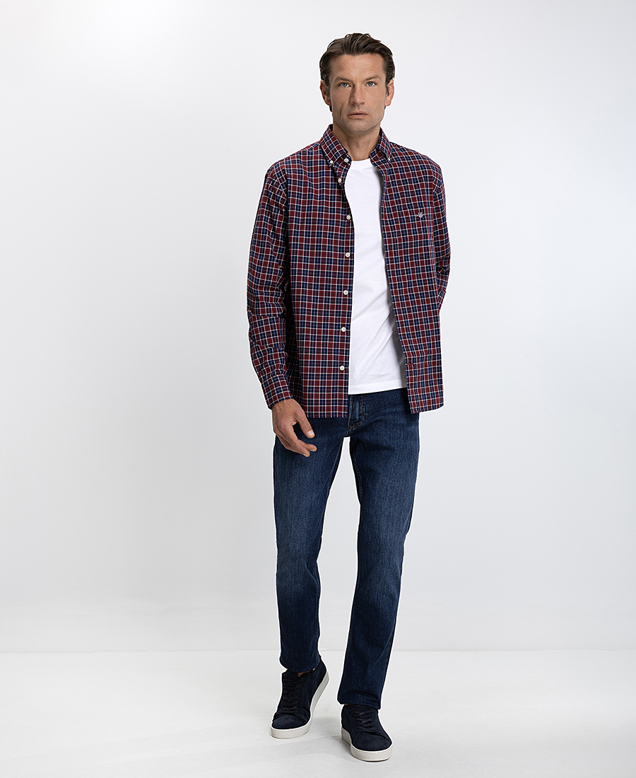 Gant Ανδρικό Jean Παντελόνι Slim Fit Μπλε φωτογραφία