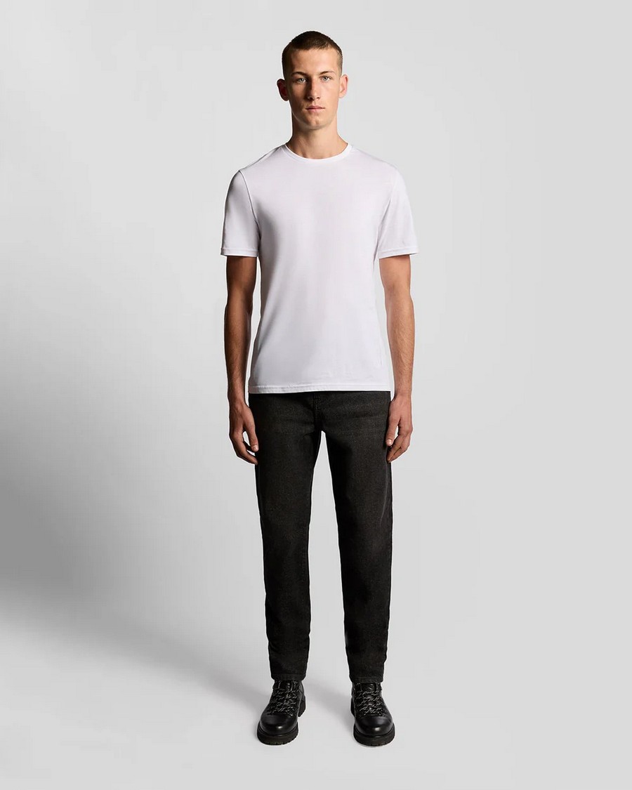 Lyle & Scott Ανδρικό Τζιν Παντελόνι Slim Fit Denim Μαύρο φωτογραφία