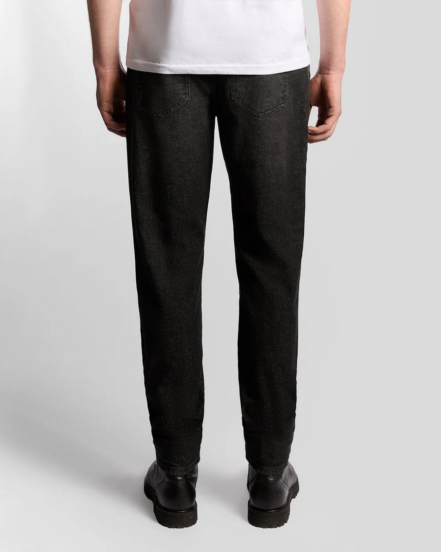 Lyle & Scott Ανδρικό Τζιν Παντελόνι Slim Fit Denim Μαύρο φωτογραφία