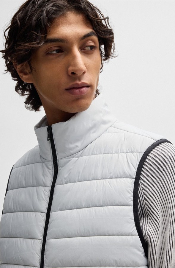 Hugo Ανδρικό Αμάνικο Μπουφάν Brentino2431 Regular Fit φωτογραφία