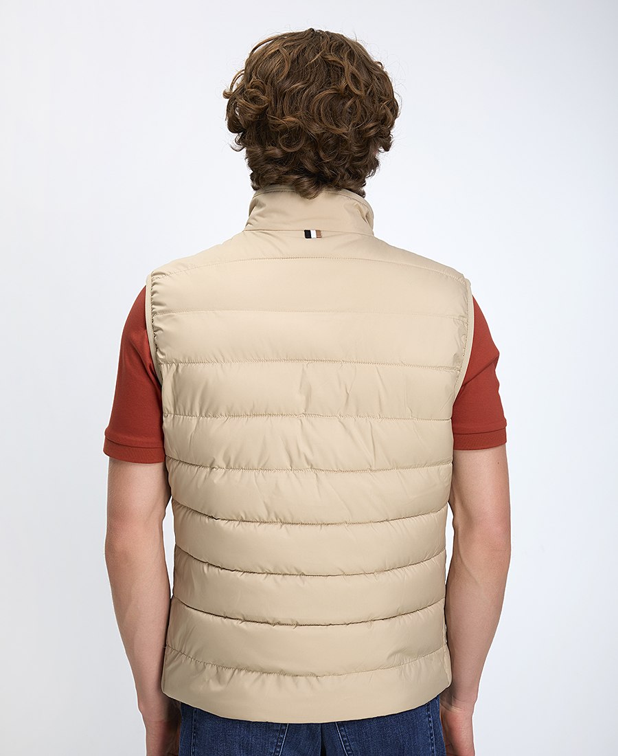 Boss Ανδρικό Αμάνικο Μπουφάν Regular Fit Με Τετραγωνισμένο Καπιτονέ φωτογραφία