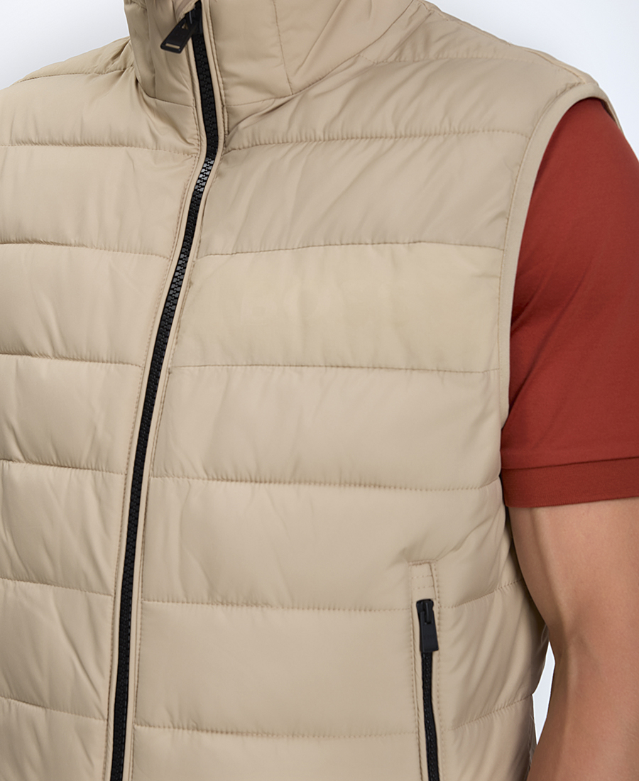 Boss Ανδρικό Αμάνικο Μπουφάν Regular Fit Με Τετραγωνισμένο Καπιτονέ φωτογραφία