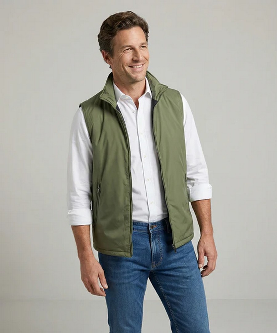 McGregor Ανδρικό Αμάνικο Jacket Bodywarmer Με Όρθιο Γιακά Regular Fit