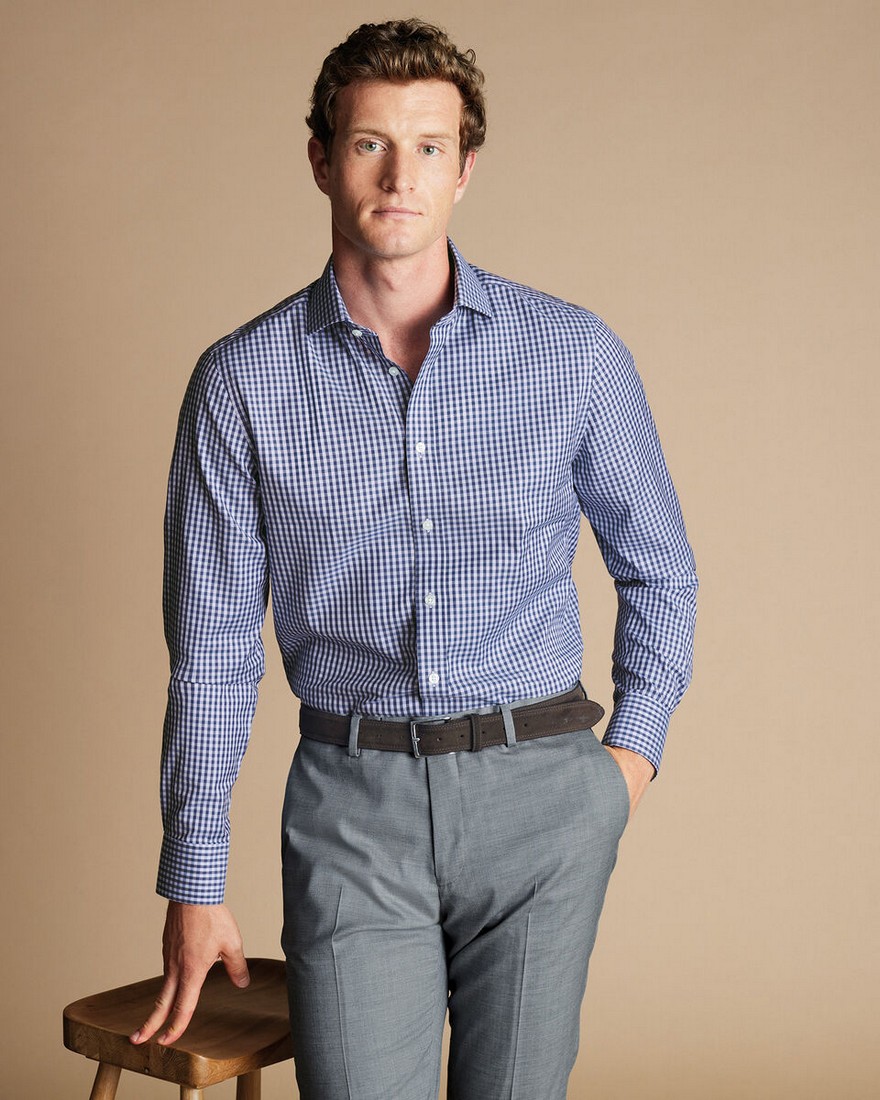 Charles Tyrwhitt Πουκάμισο Poplin Non Iron φωτογραφία