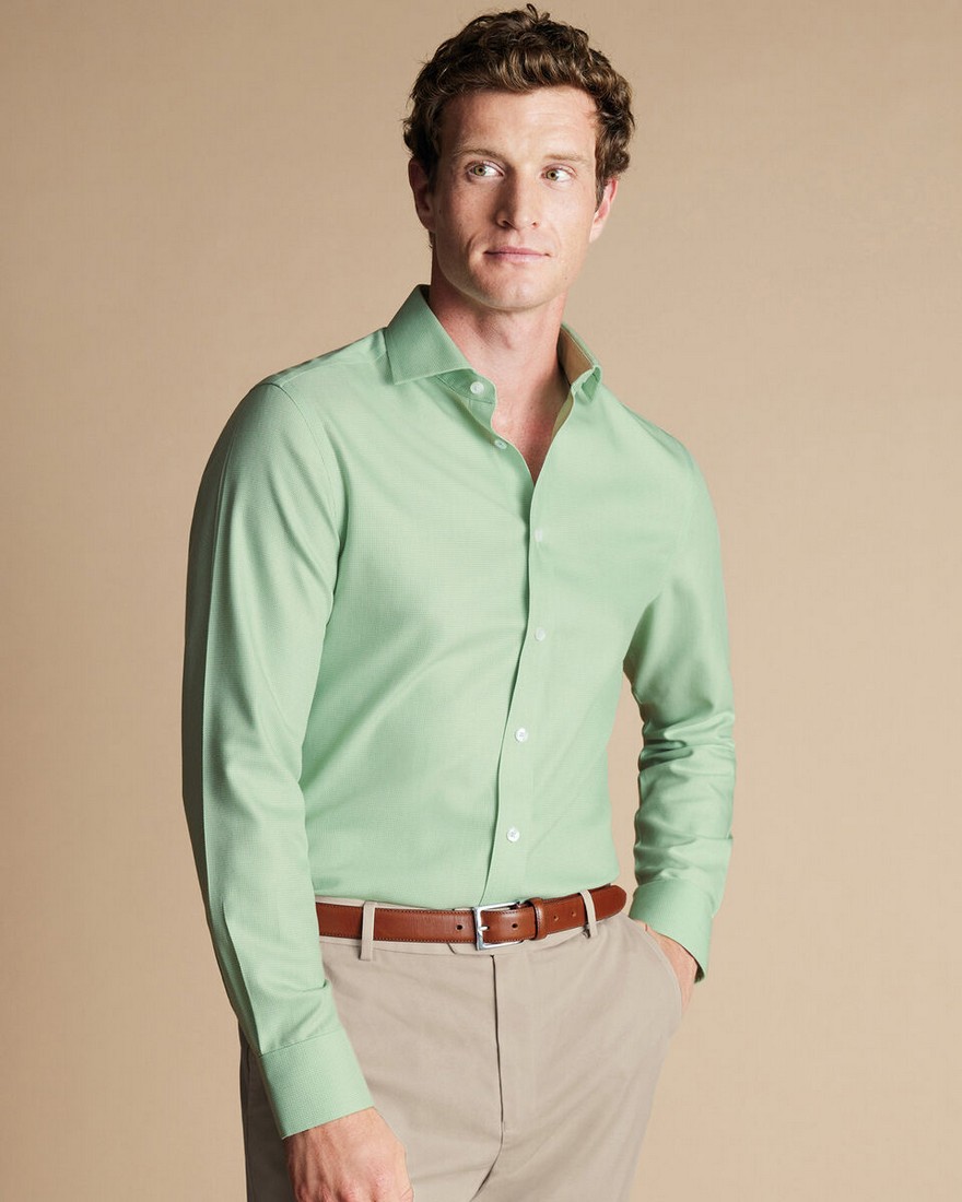 Charles Tyrwhitt Charles Tyrwhitt Πουκάμισο Mayfair Weave Non Iron