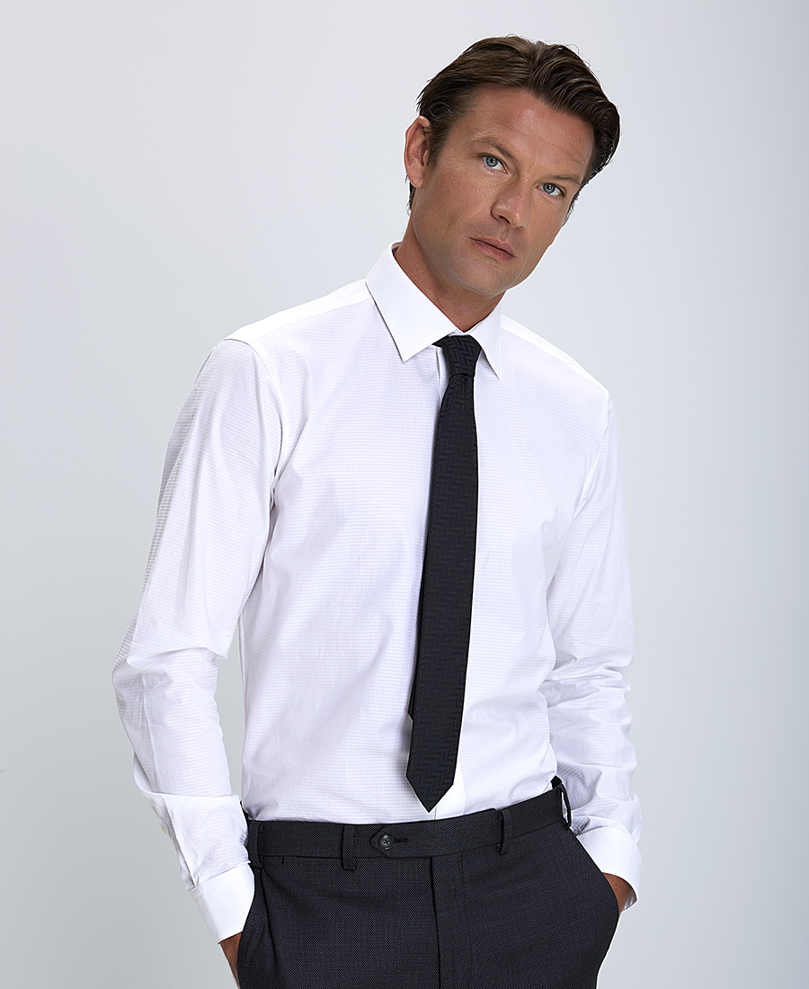 Hugo Hugo Ανδρικό Πουκάμισο Slim Fit 100% Βαμβάκι Λευκό