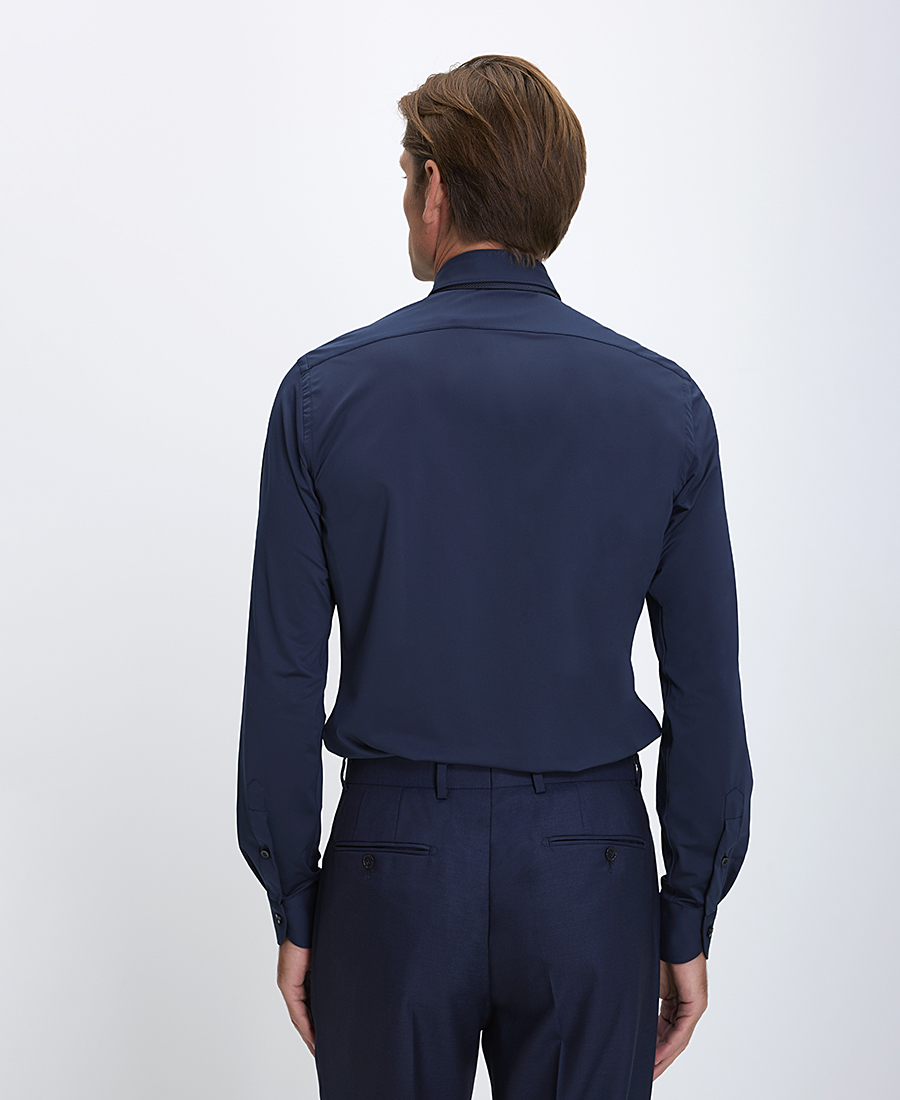 Xacus Ανδρικό Πουκάμισο Active Non Iron με Semi Rex Γιακά Slim Fit φωτογραφία