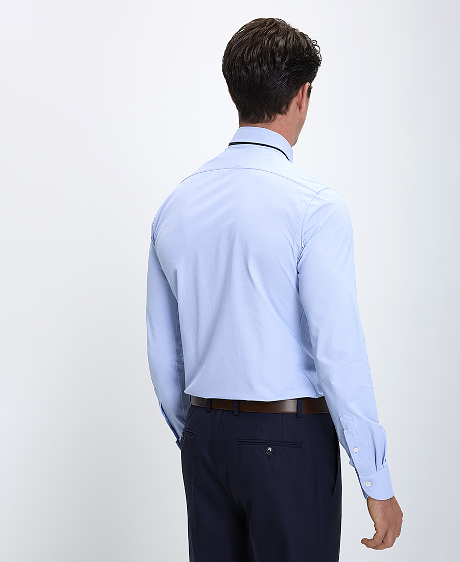 Xacus Ανδρικό Πουκάμισο Active Non Iron με Semi Rex Γιακά Slim Fit φωτογραφία