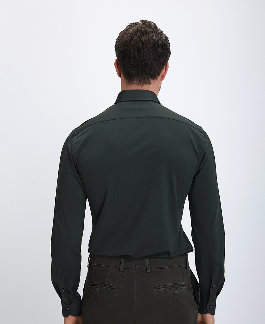 Xacus Ανδρικό Πουκάμισο Active Non Iron με Semi Rex Γιακά Slim Fit φωτογραφία