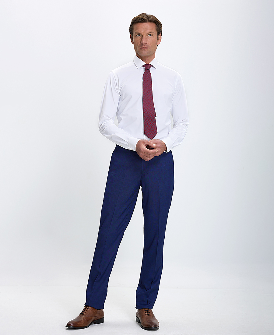 Xacus Ανδρικό Πουκάμισο Active Non Iron με Semi Rex Γιακά Slim Fit φωτογραφία