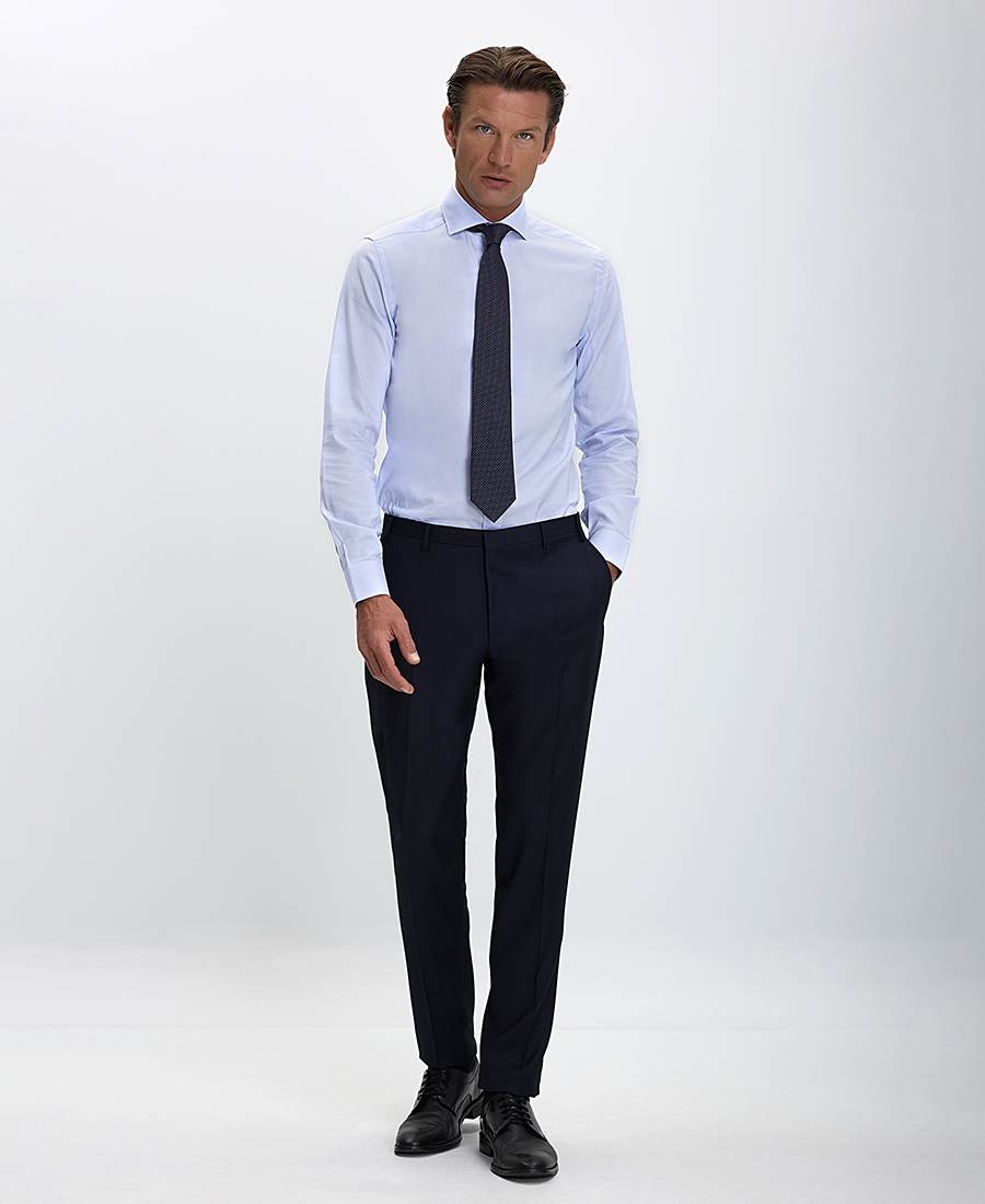 CC Collection Corneliani Ανδρικό Βαμβακερό Πουκάμισο Rex Slim Fit φωτογραφία