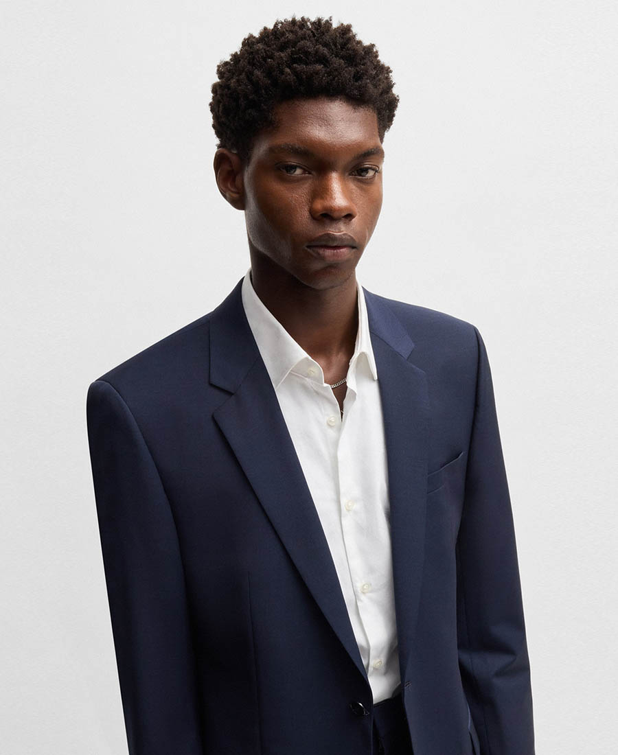 Hugo Ανδρικό Πουκάμισο Στενή Γραμμή Βαμβακερό φωτογραφία