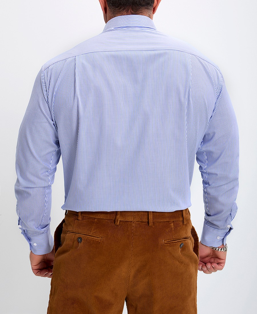 Kaiserhoff Ανδρικό Ριγέ Πουκάμισο Non Iron Semi Rex Slim Fit φωτογραφία