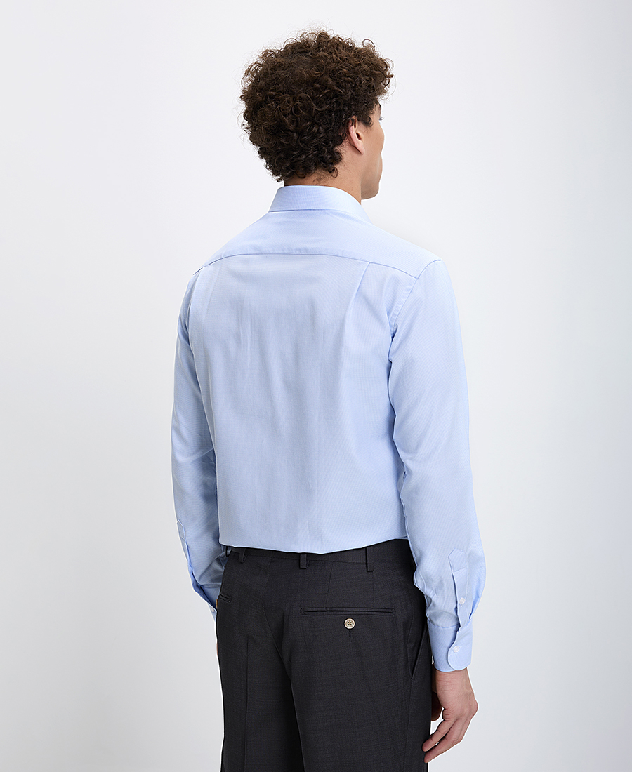 Kaiser Hoff Ανδρικό Πουκάμισο Non Iron Semi Rex Γιακά Slim Fit με Καρό Μοτίβο φωτογραφία