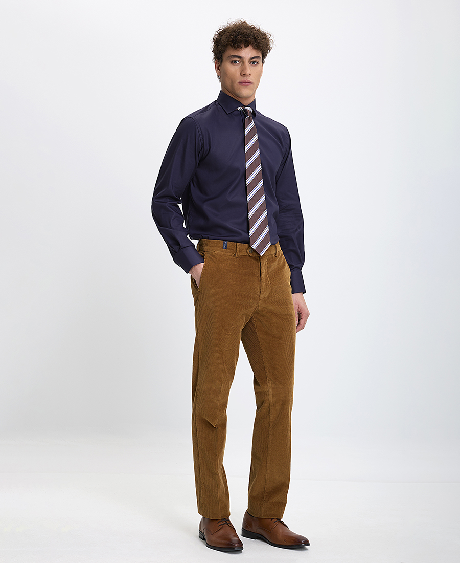 Kaiser Hoff Ανδρικό Πουκάμισο Βαμβακερό Non Iron Semi Rex Slim Fit φωτογραφία