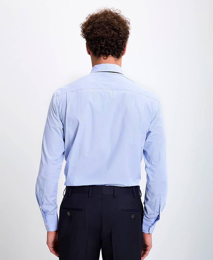 Kaiser Hoff Ανδρικό Πουκάμισο Semi Rex Slim Fit Βαμβακερό με Καρό Μοτίβο φωτογραφία